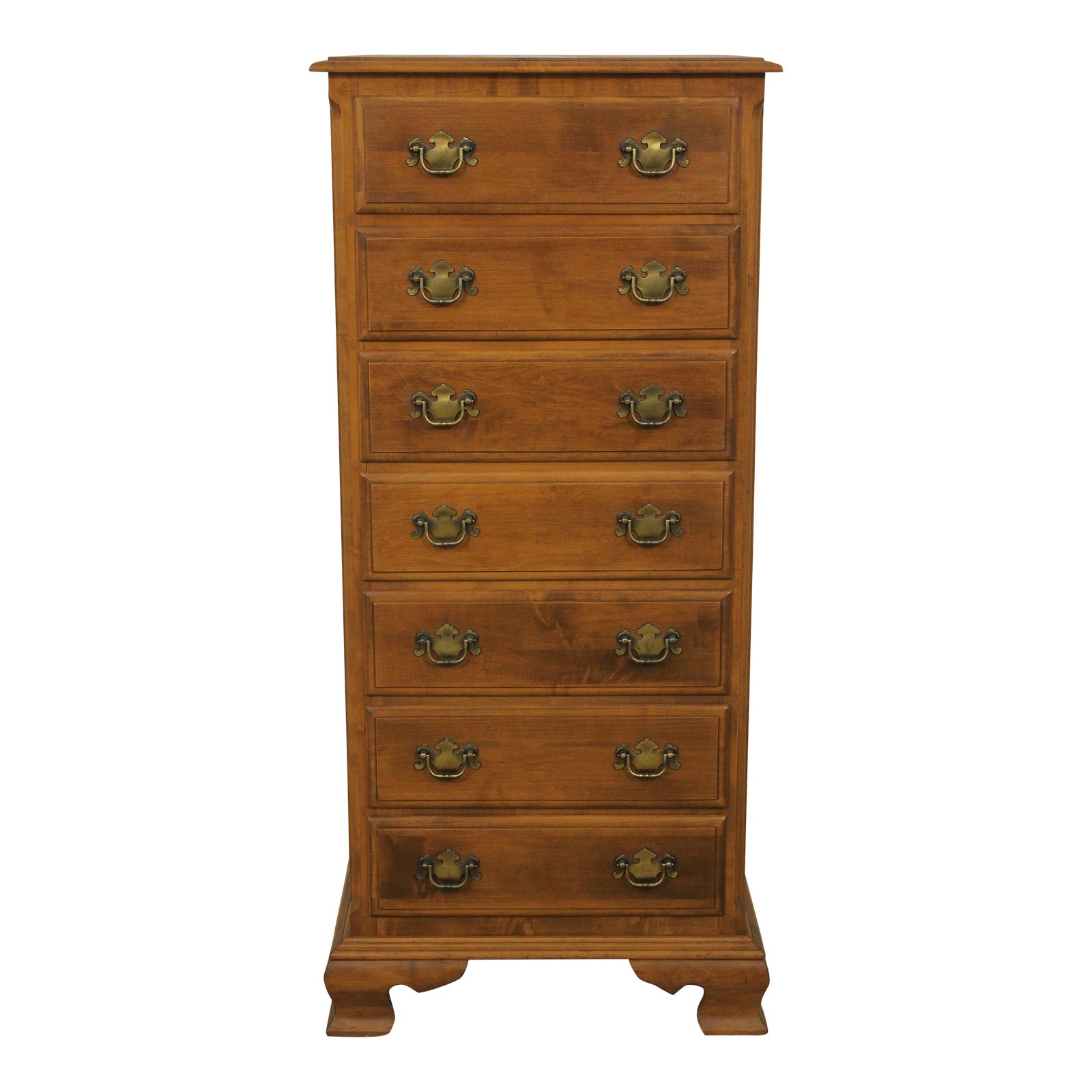 Ethan Allen Maple 7 Drawer Lingerie Chest Chairish