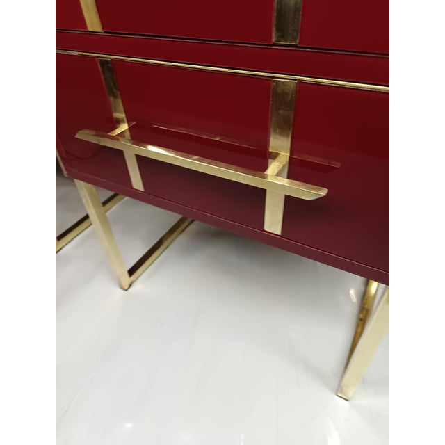Wooden Bedside Tables from Justfurnituress SRL, Set of 2 For Sale - Image 9 of 10