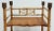 Brown Vintage Scorched Bamboo Four Tier Shelf For Sale - Image 8 of 10