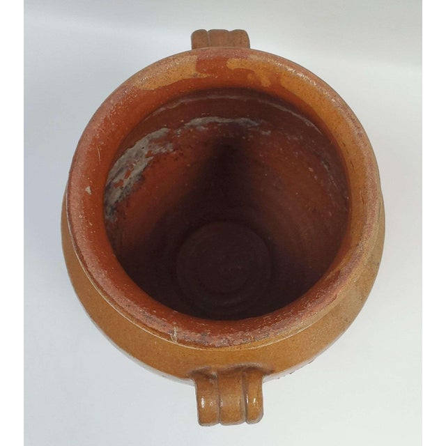 Vintage French Terracotta Confit Pot For Sale - Image 4 of 13