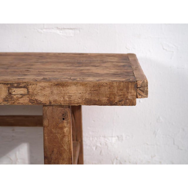 Brown Antique Side Table, 1900 For Sale - Image 8 of 13