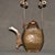 Brass Vintage Copper Wine Pot | Figural Scene Panel | Chinese Square Kettle With Handle For Sale - Image 8 of 9
