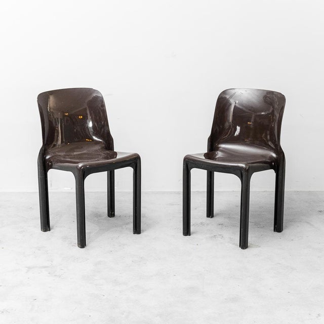 Selene Chairs by Vico Magistretti for Artemide, 1960s, Set of 2 For Sale - Image 10 of 10
