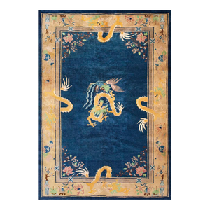 1920s Chinese Art Deco Dragon Carpet