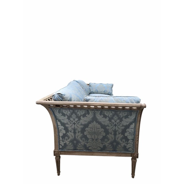 Late 20th Century Late 20th Century Hollywood Regency / Neoclassical Style Sofa by TRS Furniture, Inc. For Sale - Image 5 of 12