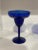 Contemporary Mid Century Modern Cobalt Blue Margarita Glasses- Set of 4 For Sale - Image 3 of 7