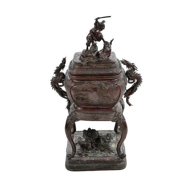 Chinese Bronze Perfume Burner For Sale - Image 3 of 4