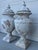 Pair of 19th Century French Terracotta White Urns For Sale - Image 4 of 12