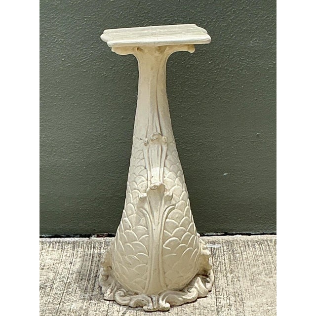 Vintage Ornate Fish Design Pedestal For Sale - Image 12 of 18