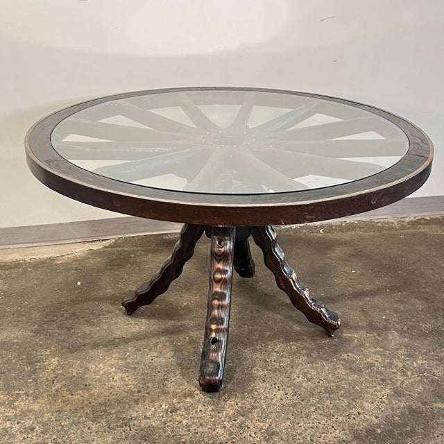 Rustic C. 1960s Artisan Made Brutalist Dining Set, Catalonia, Spain For Sale - Image 3 of 15