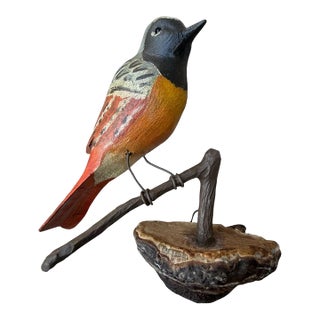 Wood Carved Austrian Bird Vintage #66 For Sale
