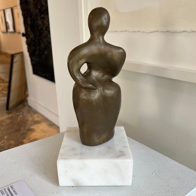 “Grace” Contemporary Modern Figurative Bronze Sculpture by Aleta Aaron For Sale - Image 9 of 13