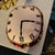 Mid-Century Modern Mid 20th Century Handcrafted Velvet Clock Pillow For Sale - Image 3 of 4