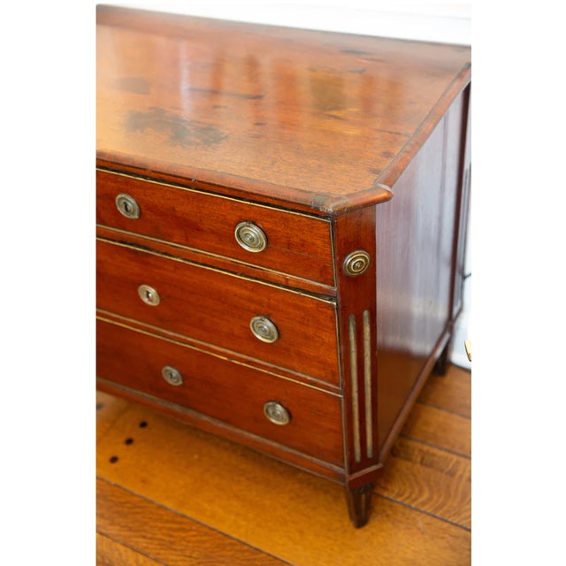 Mid 19th Century Directoire Period 19th C. French Three-Drawer Commode For Sale - Image 5 of 6