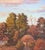 Realism Ukrainian Impressionism Oil Painting: Autumn Rural Landscape, 1990 61-56 For Sale - Image 3 of 6