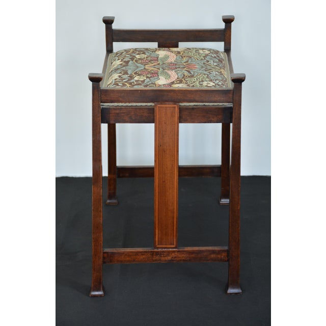 Antique Arts and Crafts Dressing Table Stool, 1900s For Sale - Image 12 of 18