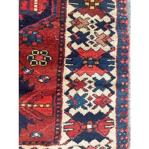Tribal Hamadan Rug from Bobyrugs, 1890s For Sale - Image 16 of 18