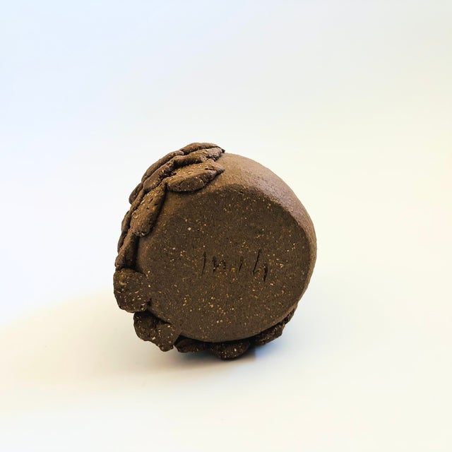 Original Vintage Margaret Hudson Earth Art Pottery Owl For Sale - Image 10 of 11