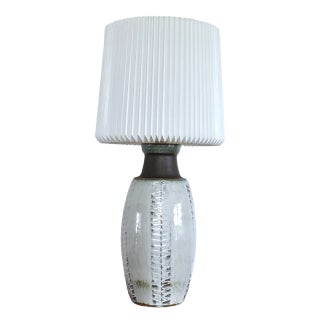 Large Danish Table Lamp in Ceramic by Einar Johansen for Søholm For Sale