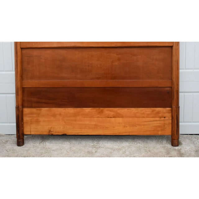 Antique Victorian Cottage Style Full Size High Back Headboard For Sale - Image 11 of 12