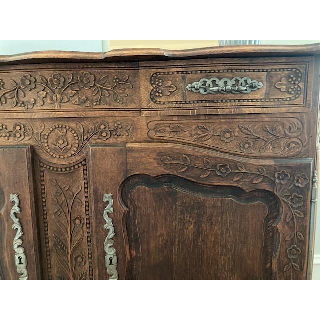 Wood 1800's French Provincial Walnut Chest For Sale - Image 7 of 13
