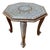 Octagonal Side Table in Indian Rosewood with Floral Inlay For Sale