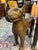 African Antique Pair of Bronze Royal Leopard Sculptures From Benin For Sale - Image 3 of 18