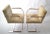 Beige Mies Van Der Rohe for Knoll Beige Ultrasuede Stainless Steel Brno Chairs - Pair For Sale - Image 8 of 13