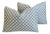 Pindler & Pindler Contemporary Modern Hexagon Feather/Down Pillows 22" X 16" - Pair For Sale