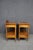 Brown Pair of Hitchcock Maple Two-Drawer Side Tables With Stenciled Decoration For Sale - Image 8 of 12