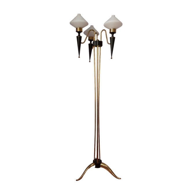 Vintage Floor Lamp from Maison Arlus, France, 1960s For Sale - Image 17 of 18