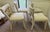 Baker Furniture Filigree Side Chairs (Model BAA4342) Set of 4 ***Showroom Samples*** Fully upholstered frames: Bronze...