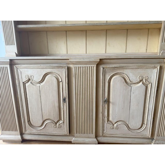 Wood Custom Designed Louis XV Style French Provincial Vaisselier For Sale - Image 7 of 12