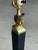 1960s 1960s Empire-Style Brass and Ebonized Table Lamp With Figural Detail For Sale - Image 5 of 8
