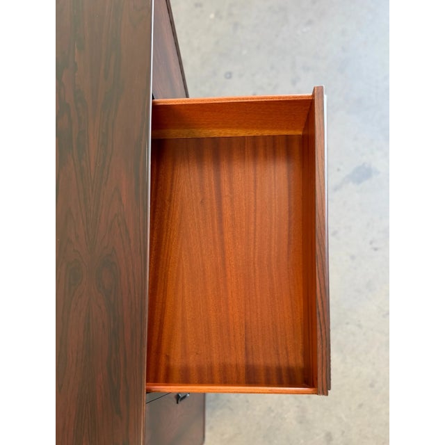 Rosewood Mid-Century Modern Cabinet For Sale - Image 10 of 18