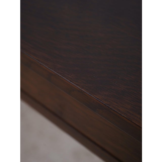 Stickley Mission Oak 2 Drawer Sofa Console Table For Sale - Image 12 of 18
