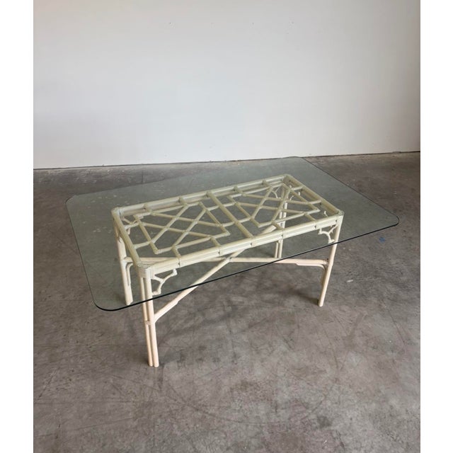 Boho Chic McGuire Bamboo Dining Set For Sale - Image 11 of 15