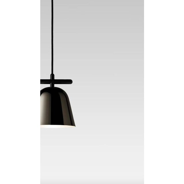 Metal Black Chrome Lighto T Gr Cup Suspension Lamp by Jaime Hayson for Parachilna For Sale - Image 7 of 12