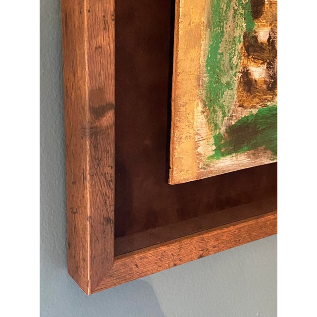 American Jimmy Lee Sudduth “Cabin” Folk Art Painting For Sale - Image 3 of 12