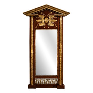 Empire Mirror by Johan Martin Berg, 1800s For Sale