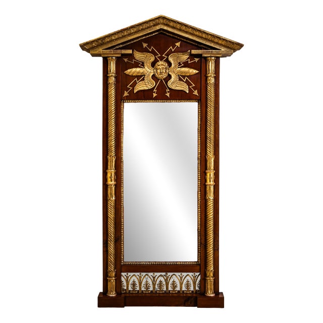 Empire Mirror by Johan Martin Berg, 1800s For Sale