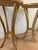 2 Blaire Side Tables, Acquired from Kneedler Fauchere formerly of West Hollywood These hand carved tables with wooden....