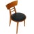 Mid-Century Modern Mid-Century Modern Italian Beech & Rubber Side Chair For Sale - Image 3 of 6