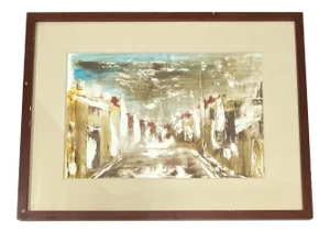Eduardo Rosales Ruiz Latin American School Abstract Watercolor. C.2013