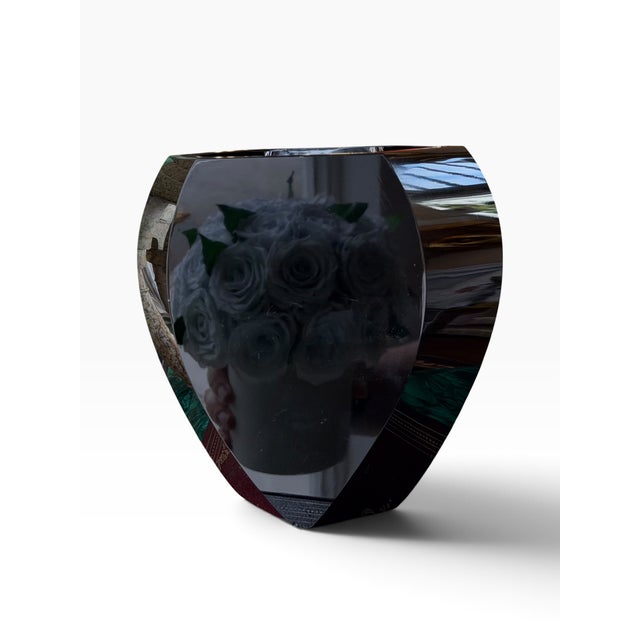 Mid Century Modern Murano Italian Art Glass Vase.