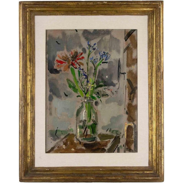 1950s Filippo De Pisis, Still Life with Flowers, 1950s, Paint For Sale - Image 5 of 5