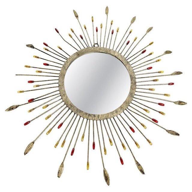 Small Metal Mirror, France, 1970s For Sale - Image 14 of 14