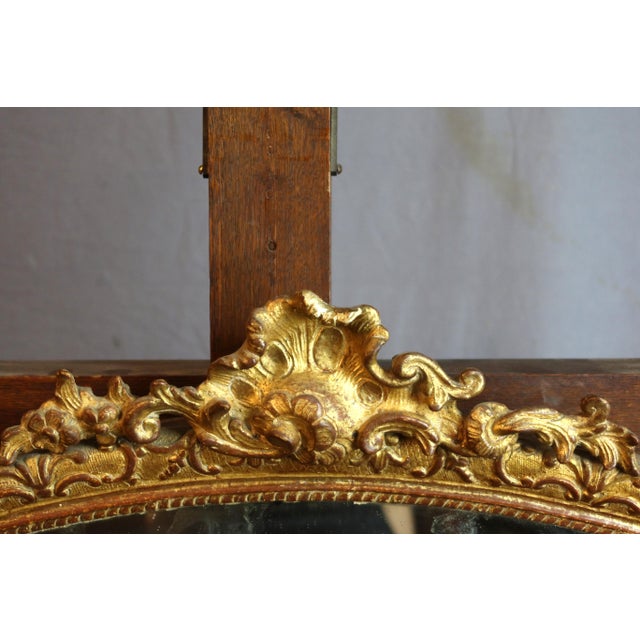 18th Century Gilt Wood Mirror For Sale - Image 6 of 8