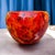 1970’s Lava Orange Red Glazed Ceramic Planter For Sale - Image 11 of 11