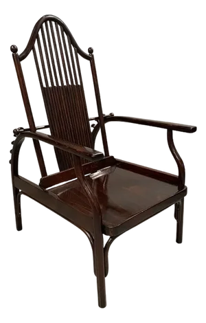 Adjustable Armchair by Josef Hoffmann for Jacob & Josef Kohn, 1890s